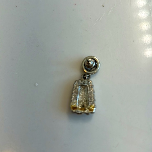 Silver plated drop earrings - Picture 4 of 4